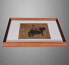 阳西书画装裱配框服务案例